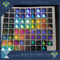 3D hologram custom design rainbow color laser security sticker